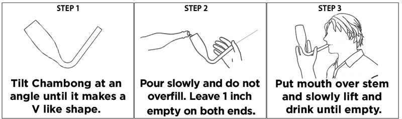 Illustration for article titled Three Cheers for the Chambong, the World's Most Unnecessary Tool for Alcohol Consumption